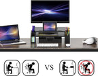 Simple Houseware Desk Monitor Stand Riser - Image 3