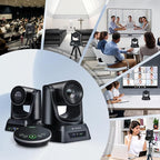 5.8GHz Wireless Conference Room Camera System | 3X 60fps PTZ Camera - Image 8