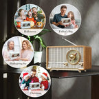 YOWGULF AM FM Radio Classic Retro Wood Table Radio Bluetooth Speakers Radios - Image 5