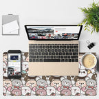 Gaming Desk Pad Large Extra Length Panda and Koala Mouse Pad Keyboard Laptop - Image 4