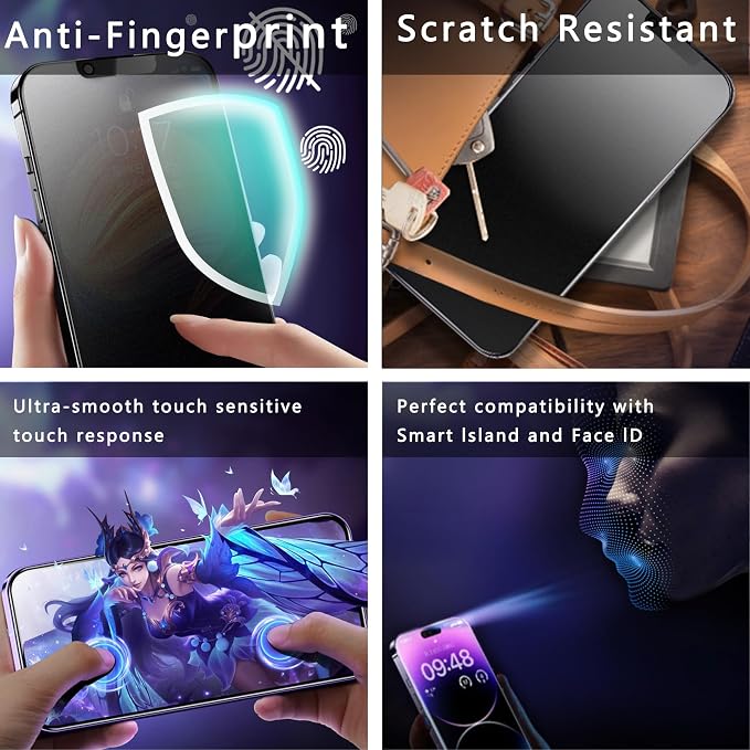 2 Pack Matte Privacy Screen Protector - Image 7