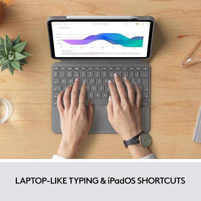 Logitech Combo Touch iPad Pro 11-inch Keyboard Case - Image 10