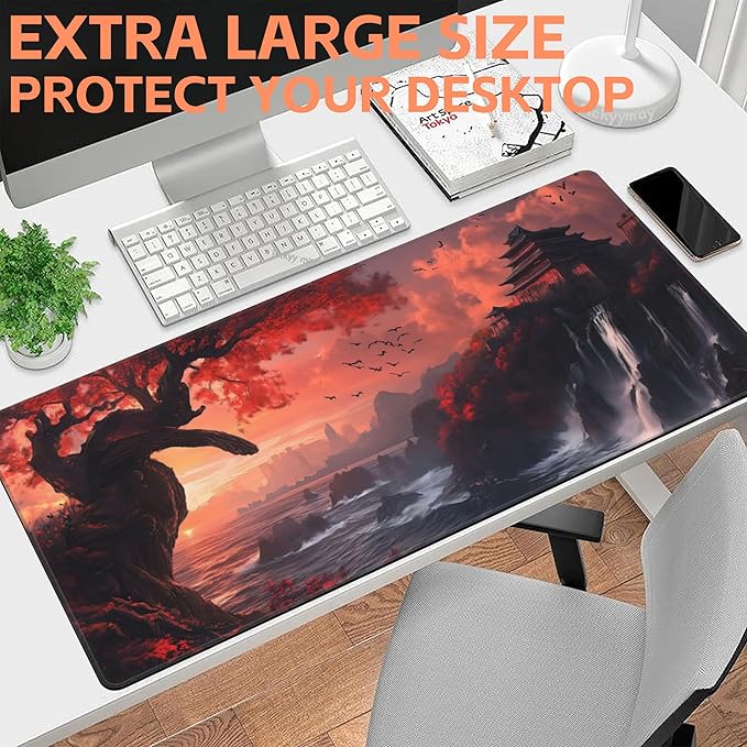 Mouse Pad Large Fantasy Landscape Non-Slip Gaming Desk Mat - Image 6