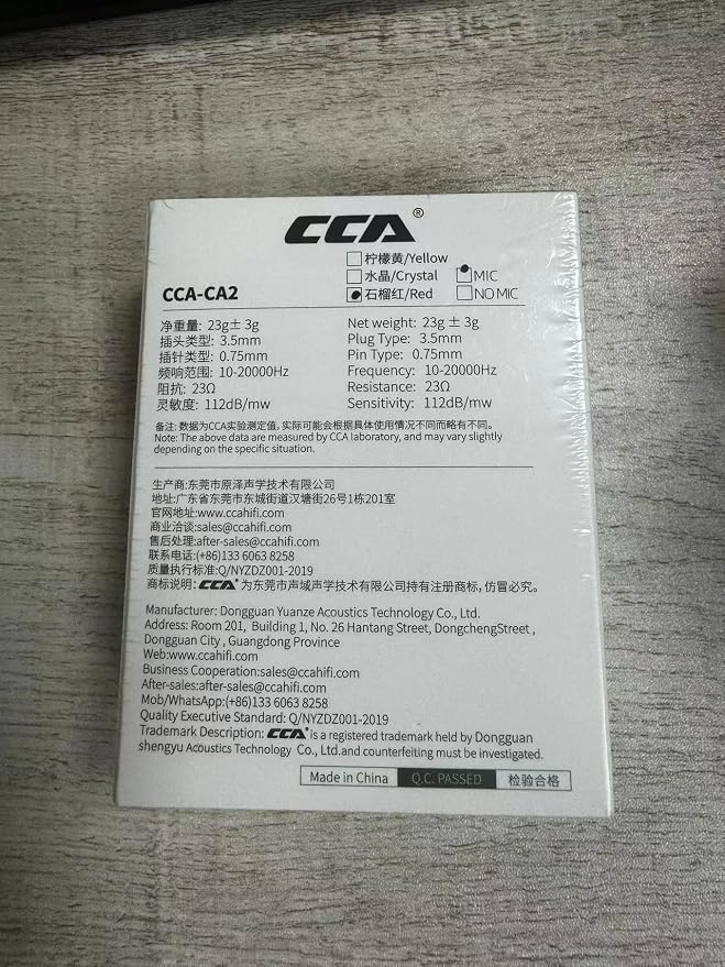 CCA C12 in Ear Monitor Headphones 5BA 1DD Hybrid HiFi IEM Earphones Noise - Image 10