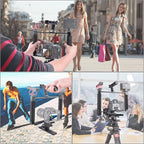 Universal Aluminum Alloy DSLR Mirrorless Camera Camcorder Stabilizer Extension - Image 2