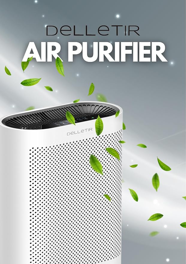 Office Air Purifier with 3-in-1 HEPA Filter Desktop Air Cleaner - Image 2
