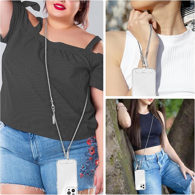 Metal Phone Chain, Crossbody Detachable Phone Lanyard - Image 6