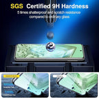 SMARTDEVIL [3+3 Pack for Google Pixel 8 Screen Protector - Image 2