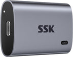 SSK 128GB SSD External Hard Drive, Portable SSD Up to 550MB/s Fast Solid State - Image 8