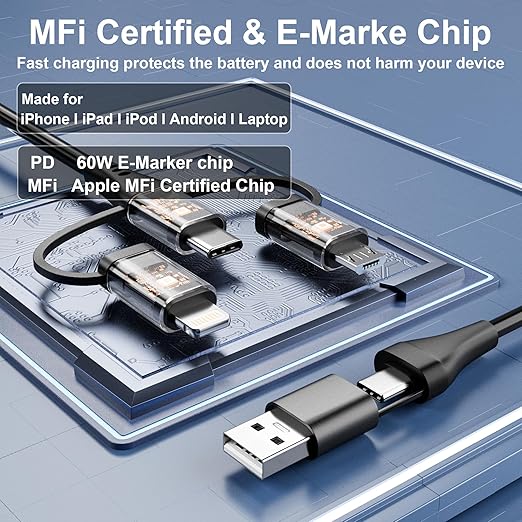 Coiled Multi Charging Cable - Image 6