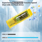 INLAND Micro Center SuperSpeed 128GB 5-Pack Ultra Flash Drive USB 3.0/USB 3.1 - Image 3
