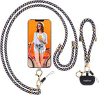 Universal Phone Lanyard with Wrist Strap, Adjustable Crossbody Cell Phone by KAPTRON
