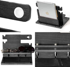 Black Wood Phone Docking Station - Image 9