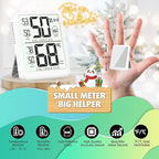 Antonki 2-Pack Room Thermometer, Digital Small Hygrometer Indoor Thermometer - Image 2