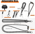 Universal Phone Lanyard with Wrist Strap, Adjustable Crossbody Cell Phone - Image 3