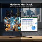 Deco Gear 34" 3440x1440 21:9 Ultrawide Curved Monitor, 4000:1 Contrast Ratio - Image 6