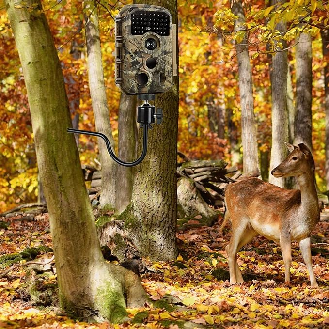 3 Pcs Trail Camera Tree Mount, 1/4 in Screw, 360° Adjustable Screw Security Cam - Image 8