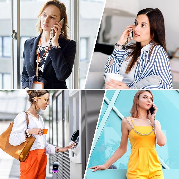 Universal Phone Lanyard with Wrist Strap, Adjustable Crossbody Cell Phone - Image 5