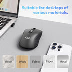 XBG B15 Tri-Mode Wireless Mouse, 5 Adjustable DPI, Type-C Rechargeable - Image 9