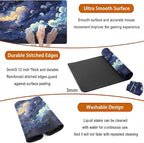 Blue Clouds Desk Mat Large XXL Gaming Mouse Pad Non-Slip Rubber Base Mousepad - Image 5