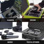 NANUK 910 Hard Case with Customizable Cubed Foam, IP67 Waterproof, Dustproof - Image 4