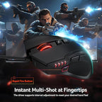 acer Wired Gaming Mouse, 800 DPI RGB Ergonomic Computer Mouse - Image 7