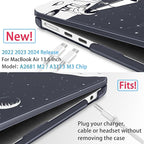 Mektron for 2025 M4 MacBook Air 13.6 Inch A3240 Case Fits 2023 A2681 M2 2024 - Image 2