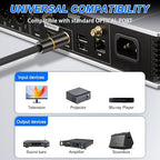 MEIRIYFA Digital Optical Audio Cable, Fiber Optical Toslink Audio Cable Male to - Image 4