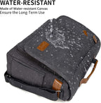 ESTARER Laptop Messenger Bag 17-17.3 Inch Water-resistant Canvas Shoulder Bag - Image 4