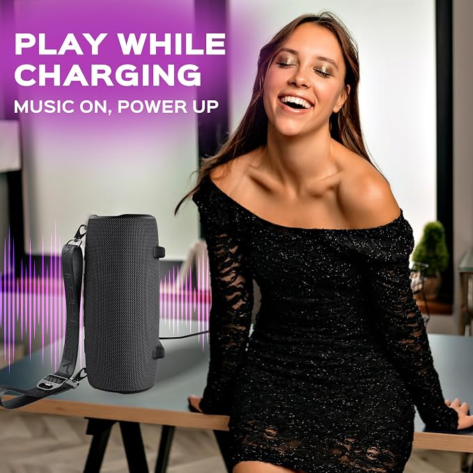 TREBLAB Ultra Loud Wireless Speaker - 60W Stereo Sound - Image 9