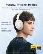 Baseus Bass BH1 NC Adaptive Active Noise Cancelling Headphones, Real-Time - Image 3