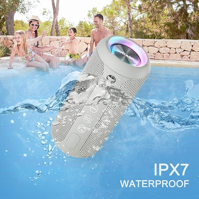Ortizan Portable Bluetooth Speaker, IPX7 Waterproof Wireless Speaker - Image 8
