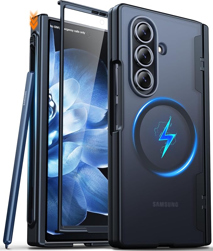 Oneagle Magnetic for Samsung Galaxy Z Fold 7 Case Built in Screen Protector by Oneagle