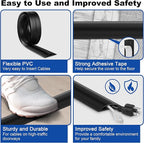 4ft Cord Hider Floor, LZEOY Heavy Duty Cord Covers - Image 3