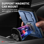 TONGATE for Z Fold 6 Case with Ring Stand, Built-in S Pen Holder & Glass Screen - Image 6