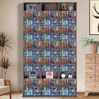 VEVOR Media Storage Cabinet, Adjustable DVD Cabinet, CD Storage, Protects & - Image 2