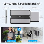 AboveTEK Portable Laptop Lap Desk w/Retractable Left/Right Mouse Pad Tray - Image 5