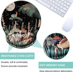 Mouse Pad with Wrist Support, Ergonomic Mouse Pad with Memory Foam Wrist Rest - Image 3