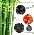 8 Pack Bamboo Charcoal Air Purifying Bag, Activated Charcoal Bags Odor Absorber - Image 3