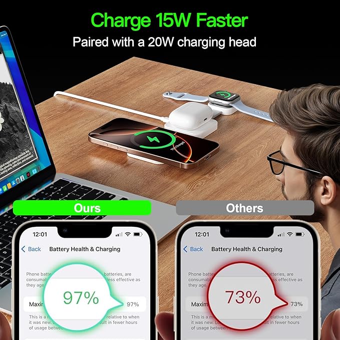 2025 3 in 1 Wireless Charging Station - Image 6