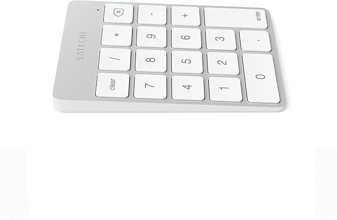 Satechi Slim Aluminum Bluetooth Keypad, Wireless Number Pad - Image 7