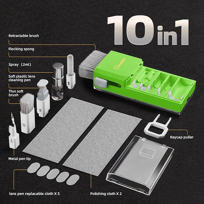 Laptop Screen Keyboard Cleaner Kit, All in 1 Electronics Cleaning Tool - Image 5