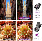 Apexel Phone Camera Lens, 2 in 1 Cell Phone Clip-on Lens Kit 0.45X Wide Angle - Image 5