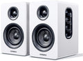 Sanyun SW208 3" Active Bluetooth 5.0 Bookshelf Speakers – 60W Carbon Fiber by Sanyun