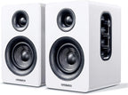 Sanyun SW208 3" Active Bluetooth 5.0 Bookshelf Speakers – 60W Carbon Fiber by Sanyun