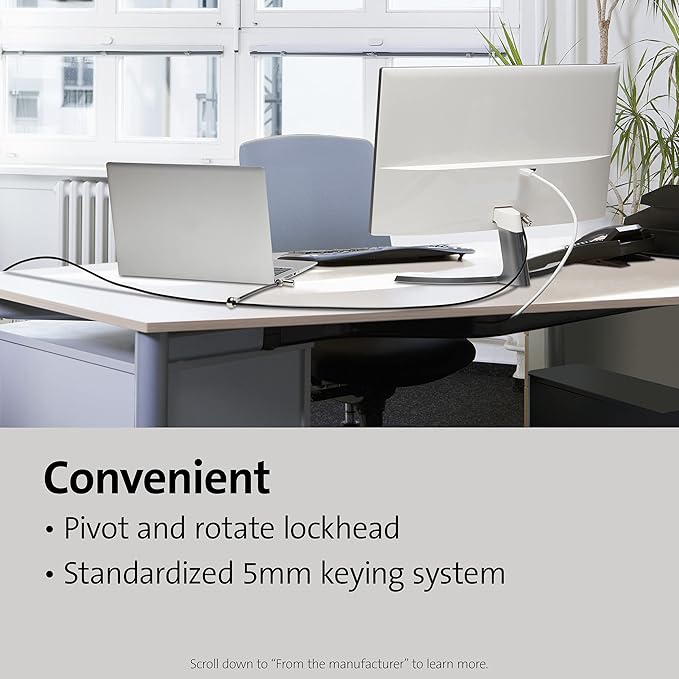 Kensington Universal 3-in-1 Keyed Cable Lock - Image 5