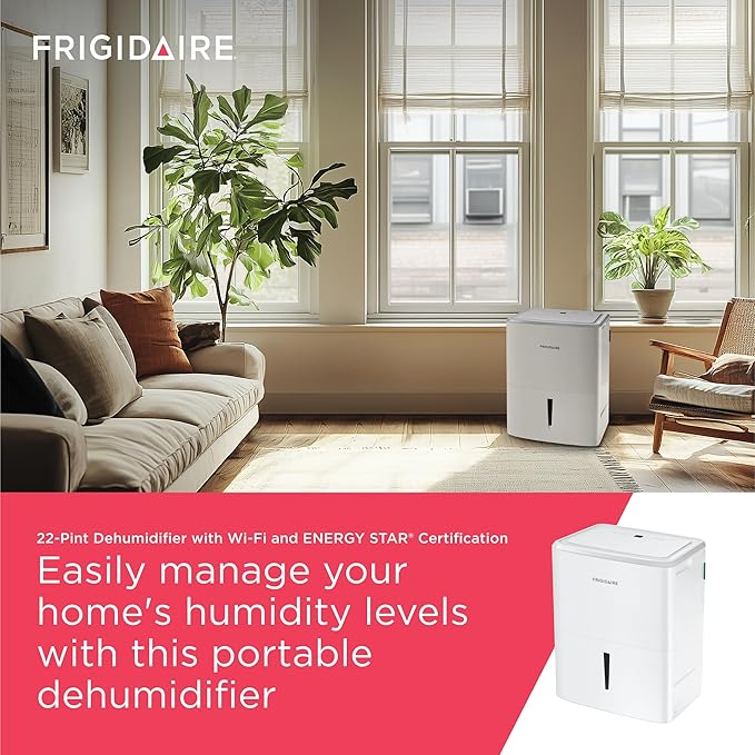 Frigidaire 22-Pint Portable Dehumidifier - Image 2