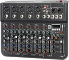 7 Channel mixer, DJ Mixer Board by jindaaudio