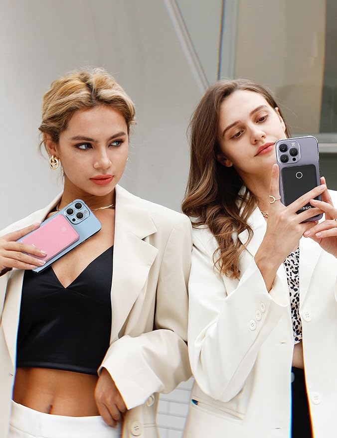 2-Pack 6000mah Ultra Slim Built in Cables Power Bank, Card Size Built in USB C - Image 4