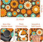 Mouse Pad Large Retro Flower Non-Slip Game Desk Mat - Image 3